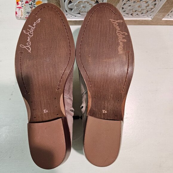 Sam Edelman Womens Sz 8.5 M Petty Suede Booties Western Comfort Casual Boots - Picture 4 of 11